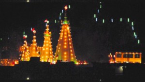 Saketri temple all the decked up for the Shivratri celebrations in Panchkula