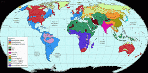 Religions of the World Map