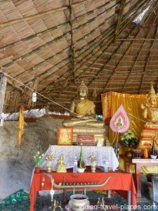 Buddha Statue in a Chiang Khong Monastery