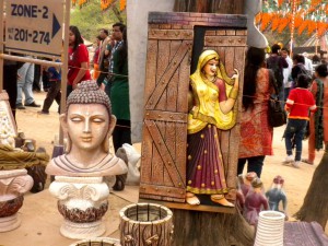 Buddham Statue at Surajkund Craft Mela, Faridabad