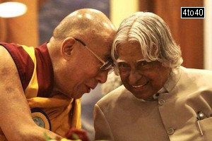 APJ Abdul Kalam with Dalai Lama