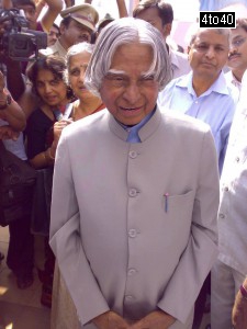 APJ Abdul Kalam at an exhibition