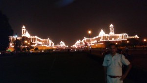 Lighting at Rashtrapati Bhawan on the occassion of 15th August, Independence Day