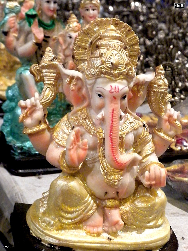 super cute baby ganesha with elephant head and 4 arms