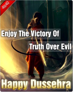 Enjoy the victory of Truth over Evil