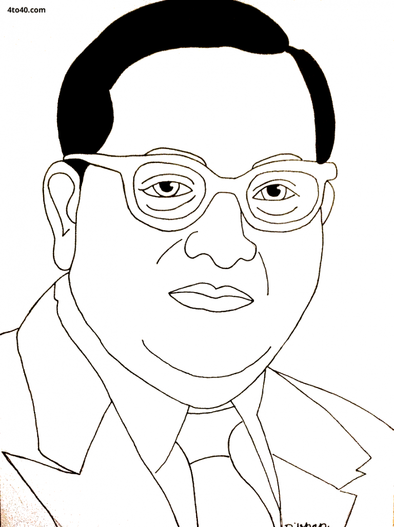 Ambedkar Jayanti Coloring Pages For Students & Children - Kids Portal ...