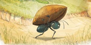 Hardworking Ant