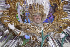 Performers take part in the closing ceremony of the Rio 2016 Olympic Games at the Maracana stadium in Rio de Janeiro on August 21, 2016