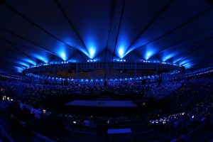 View of the opening ceremony of the Paralympic Games at Maracana Stadium in Rio de Janeiro, Brazil, on September 7, 2016.