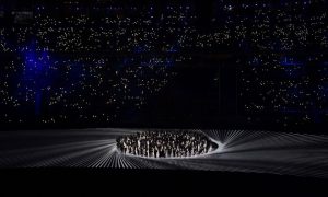 View of the opening ceremony of the Paralympic Games at Maracana Stadium in Rio de Janeiro, Brazil, on September 7, 2016.