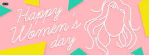 Abstract women day Facebook cover