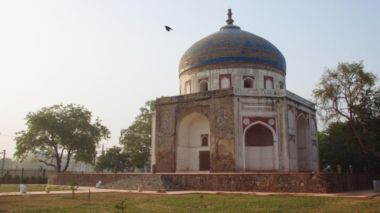 Neela Gumbad is one of the oldest remnants of the Mughal era in Delhi ...