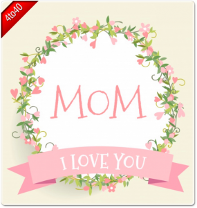 Mom I Love You Greeting Card