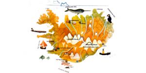 The volcanic island of Surtsey was formed between 1963-1966