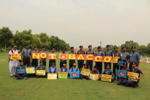 The Bharat scouts and guides group from govt co-ed senior secondary school of Baprola, Najafgarh took part in the rally against the consumption of tobacco on World No Tobacco Day.