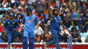 Lasith Malinga removed Rohit Sharma for 78 to break the 138-run opening stand