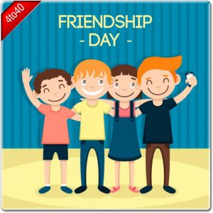 Friendship Day Vector Graphic Designer Greeting Card