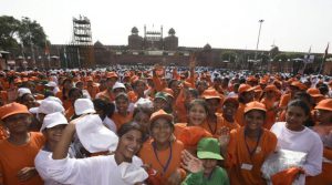 School children and NCC cadets were part of the celebratory display at the Red Fort during the 71st Independence Day function. On the importance of the country’s youth, Modi stated, ‘January 1, 2018 will not be an ordinary day -- those born in this century will start turning 18. They are Bhagya Vidhatas of our nation.’