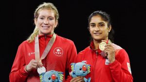 Vinesh Phogat won the womens freestyle 50 kg gold at 2018 Commonwealth Games