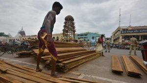 Last year’s budget for the festival was ₹4.85 crore and this year the estimated budget is ₹6 crore. Approximately 865 trees are felled every year for the wood to build the three chariots. For the past few years, the temple administration has been selling the wheels of the raths after the yatra - mainly to corporate houses – for display and worship. Wood from the rest of the rath fuels Jagannath’s bhog.