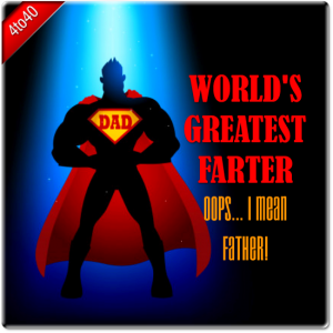 World's Greatest Farter - Happy Father's Day Funny Card