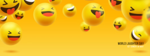 World Laughter Day Facebook header banner