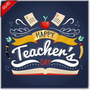 World teachers day lettering greeting card - Kids Portal For Parents