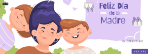 Feliz Dia de la Madre Facebook Header Banner