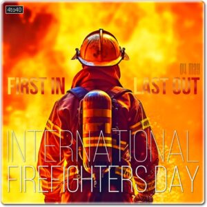 International Firefighters Day Greeting Card with message