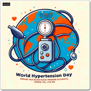 World Hypertension Day 17 May Greeting Card