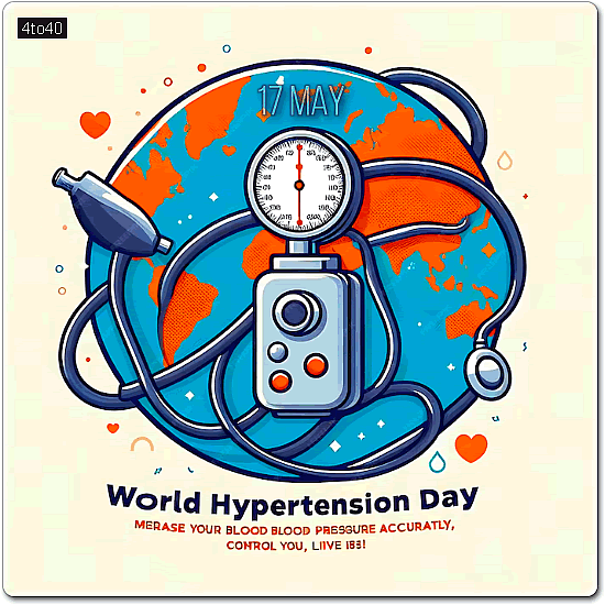 World Hypertension Day 17 May Greeting Card