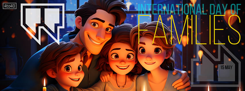 International Day of Families Facebook Banner Poster