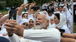 Prime Minister Narendra Modi in his address at the International Yoga Day event called Kashmir the land of meditation and yoga