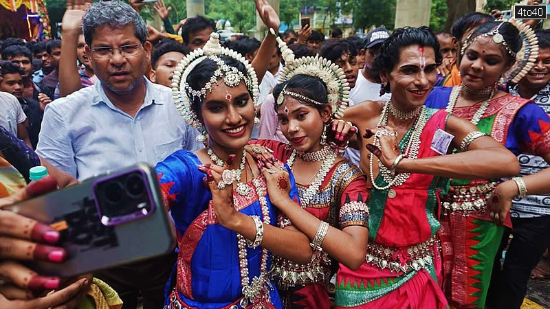 Odissi dance was also performed on this occasion of the 18th Annual Jagannath Rath yatra, organized by Jagannath Cultural Education Trust in Thane