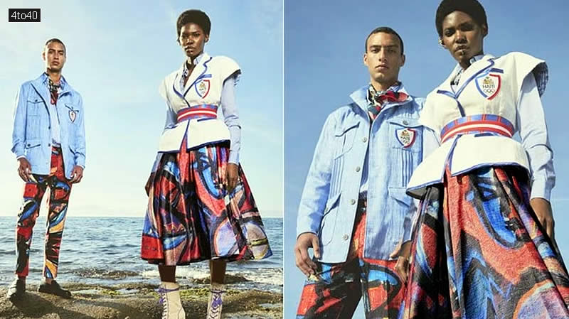 Team Haiti: Designer Stella Jean created Team Haiti’s uniforms for the 2024 Paris Olympics