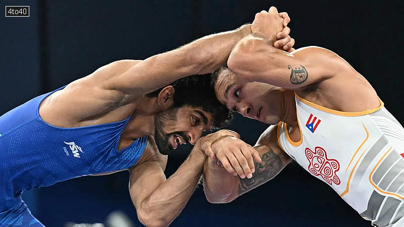 Aman was dominant in his bronze-medal match against Puerto Rico's Darian Cruz. The Indian won the bout 12-5