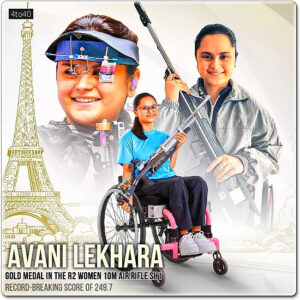 Avani Lekhara is an Indian Paralympian and rifle shooter