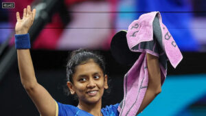 Birthday girl Sreeja Akula beat Singapore's Jian Zeng 4-2