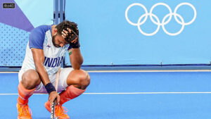 It was heartbreak for the Indian men's hockey team at the end of a semi-final against Germany