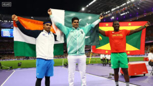 Neeraj Chopra wins silver as Arshad Nadeem storms to gold with record throw