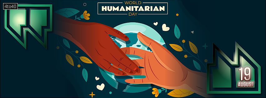 World Humanitarian Day Facebook Cover - Act For Humanity