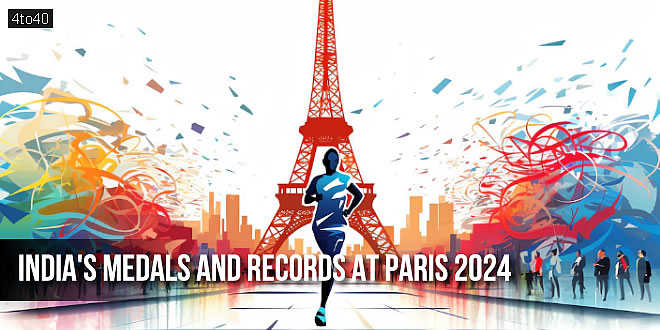 India's medals and records at Paris 2024