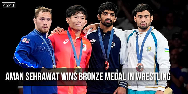 Paris Olympics: Aman Sehrawat wins bronze medal in Men’s Wrestling