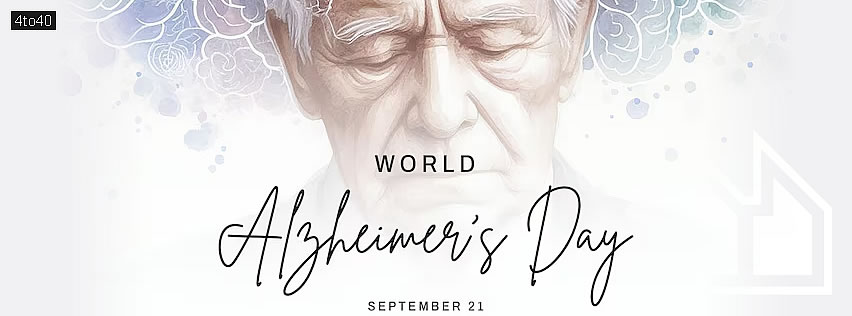 World Alzheimer's Day Facebook Cover, Banner & Poster