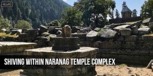 Shiving within Naranag temple complex