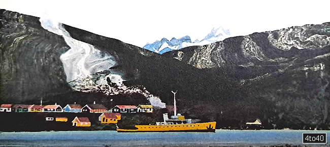 Puerto Williams on the Drake Passage in Chile