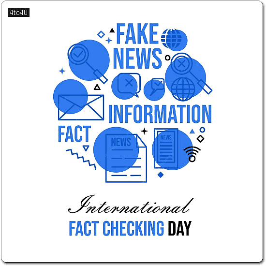 International Fact-Checking Day Greeting Card