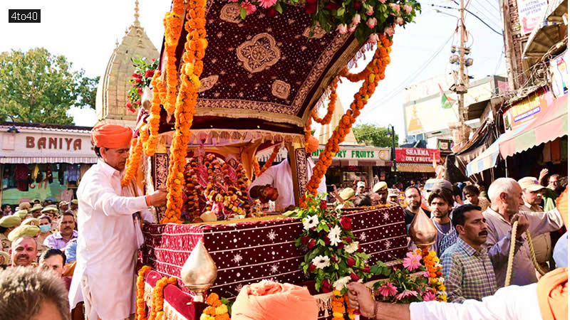 Ram Navami Shobha Yatra being taken out in Jammu